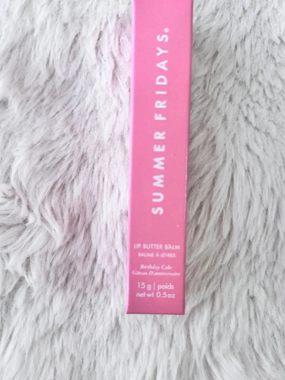 1pc/ Birthday Cake /Summer Fridays Lip Butter Balm Conditioning Lip Mask New box